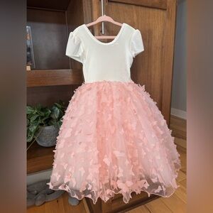 Pleiades Pastel Pink Butterfly Tulle